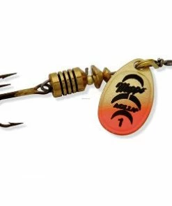 Classicoutdoors Spinners Mepps Aglia Gold/Orange Lure