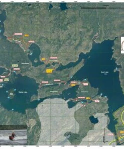 Go Trekker Barker Lake Canoe Map Trip Planning