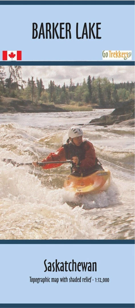Go Trekker Barker Lake Canoe Map Trip Planning 5 Go Trekker Barker Lake Canoe Map Trip Planning