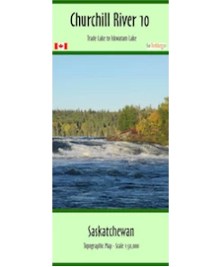 Go Trekker Trip Planning Churchill River 10 Canoe Map