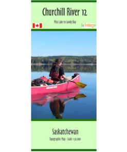 Go Trekker Trip Planning Churchill River 12 Canoe And Kayak Map