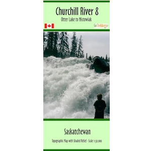 Go Trekker Churchill River 08 Canoe Map Trip Planning 3 Go Trekker Churchill River 08 Canoe Map Trip Planning