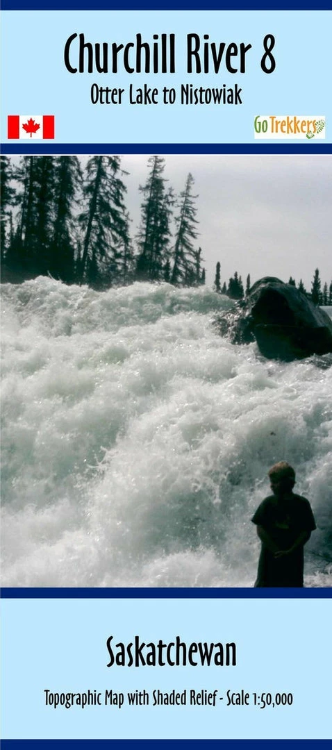 Go Trekker Churchill River 08 Canoe Map Trip Planning 4 Go Trekker Churchill River 08 Canoe Map Trip Planning