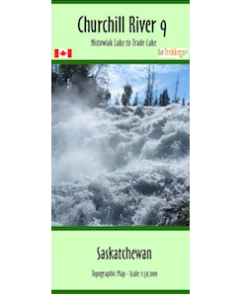 Go Trekker Churchill River 09 Canoe Map Trip Planning