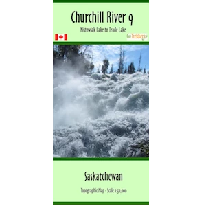 Go Trekker Churchill River 09 Canoe Map Trip Planning 3 Go Trekker Churchill River 09 Canoe Map Trip Planning