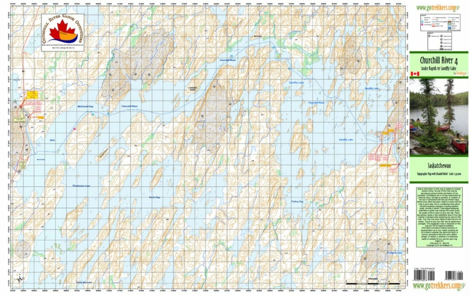Go Trekker Trip Planning Churchill River 04 Canoe Map 4 Go Trekker Trip Planning Churchill River 04 Canoe Map