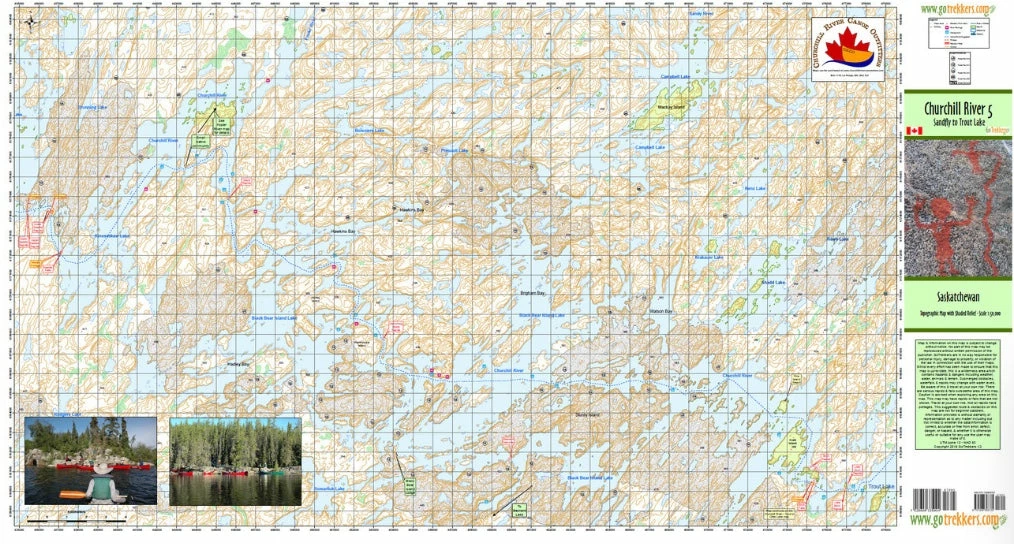 Go Trekker Trip Planning Churchill River 05 Canoe Map 4 Go Trekker Trip Planning Churchill River 05 Canoe Map