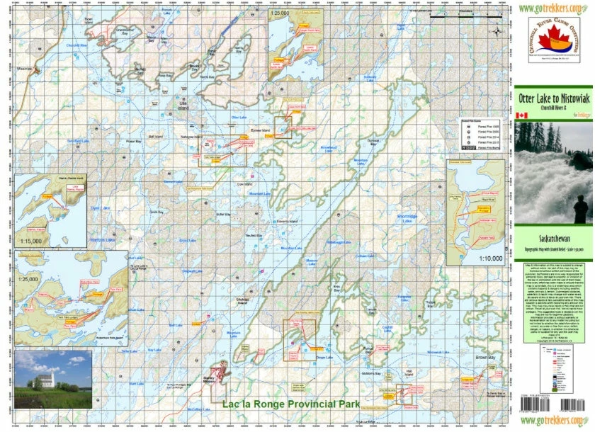 Go Trekker Churchill River 08 Canoe Map Trip Planning 5 Go Trekker Churchill River 08 Canoe Map Trip Planning