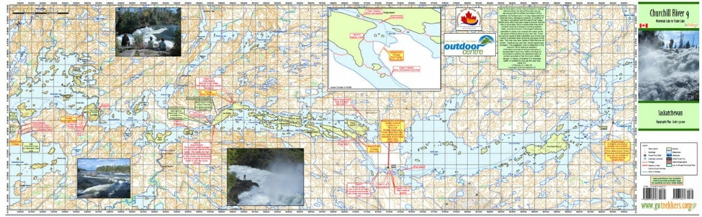 Go Trekker Churchill River 09 Canoe Map Trip Planning 4 Go Trekker Churchill River 09 Canoe Map Trip Planning