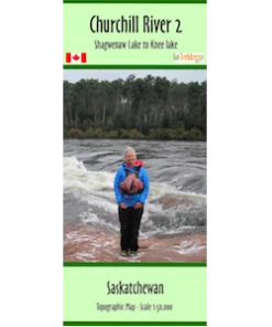 Go Trekker Churchill River 02 Canoe Map Trip Planning