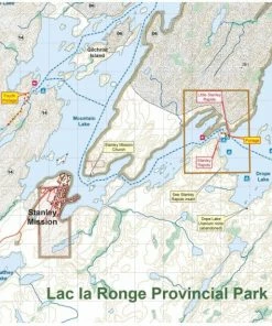 Go Trekker Fond Du Lac River 1, 2, And 3 Canoe And Kayak Map