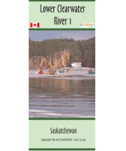 Go Trekker Lower Clearwater 1 And 2 Canoe And Kayak Map