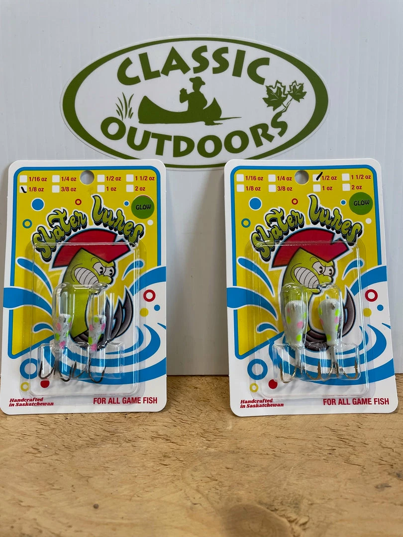 Classicoutdoors Jig Heads Slater Lures Glow In Dark 1/8 Oz 4 Classicoutdoors Jig Heads Slater Lures Glow In Dark 1/8 Oz