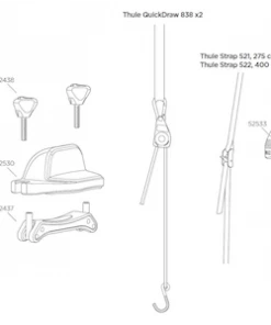 Thule Canoe Carrier - Portage 9 Thule Canoe Carrier - Portage