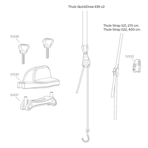 Thule Canoe Carrier - Portage 6 Thule Canoe Carrier - Portage
