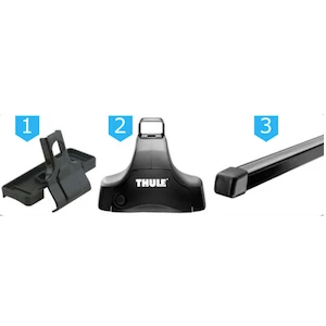 Racks/Mounts Thule 480 Traverse - Foot Assembly For Roof Rack 4 Racks/Mounts Thule 480 Traverse - Foot Assembly For Roof Rack