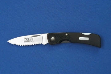 Camping Grohmann #Z390SW Featherweight Serrated Lockblade 3 Camping Grohmann #Z390SW Featherweight Serrated Lockblade