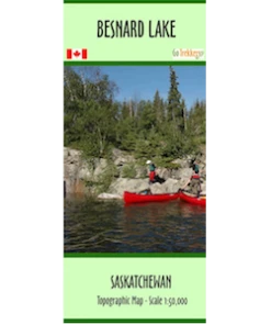 Go Trekker Besnard Lake River Map Trip Planning